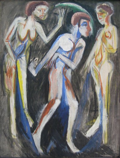 The Dance Between the Women by Ernst Ludwig Kirchner